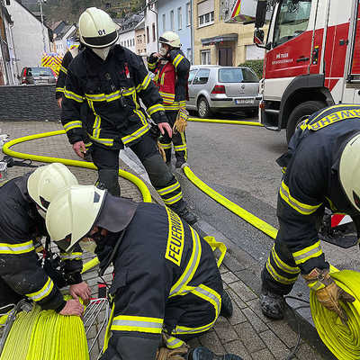 Einsatz der Feuerwehr in Trier-Zewen. Foto: Presseamt Stadt Trier