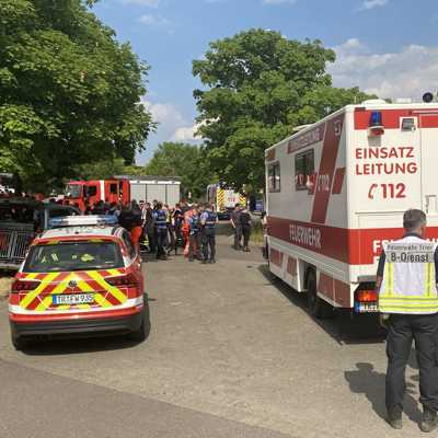 Sucheinsatz mit glücklichem Ende: 80 Einsatzkräfte haben im Messepark die Polizei unterstützt. Foto: Presseamt Stadt Trier/Michael Schmitz