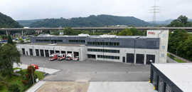 Im Brand- und Katastrophenschutzzentrum (BKSZ) in der Ehranger Servaisstraße steht die Feuerwache II.
