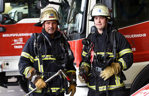 Traumberuf Lebensretter. Im BKSZ werden die Nachwuchskräfte fit gemacht für den herausfordernden Beruf der Feuerwehrleute.