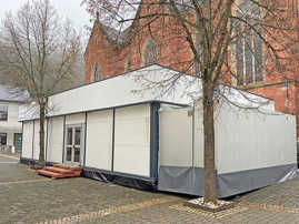 Die ASB-Begegnungsstätte in der Nähe der Katholischen Kirche St. Peter in Ehrang wird zu einer Notfall-Anlaufstelle. 
