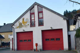 Das Gerätehaus der Freiwilligen Feuerwehr Biewer wird zu einer Notfall-Anlaufstelle.